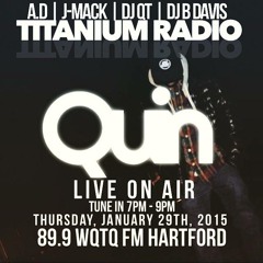Qu!n Titanium Heavyweights Freestyle Live On 89.9 FM - Titanum Radio Interview