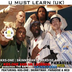 U Must Learn (UK) (whoisparadise / KRS-One / Skinnyman / MCD / Charlie Parker)