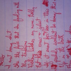 ROMEO @ JULIET-Man i seen a nigga rappn n fool posted it so i went on soundcloud grabbed this nigga beat ..ILLMIND at and gave gave it to em in from his apt he had a eviction two different amount of days to leave out....