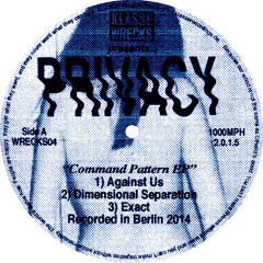 WRECKS04 Privacy - Command Pattern EP w/Helena Hauff remix