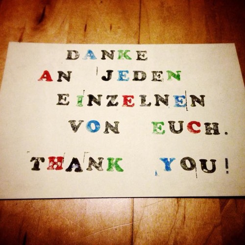 unueberlegt | Thank you