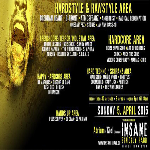 Mario White - Insane Warm Up Set (05 - 04 - 2015) Hardtechno Floor