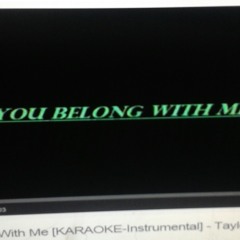 Taylor swift- you belong to me