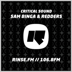 Critical Sound | Rinse FM | Sam Binga & Redders | 04.02.15
