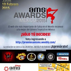 PREMIOS AMS 2015... LOS ESPERAMOS. PATROCINADOR OFICIAL ROCCA MUSIC MX