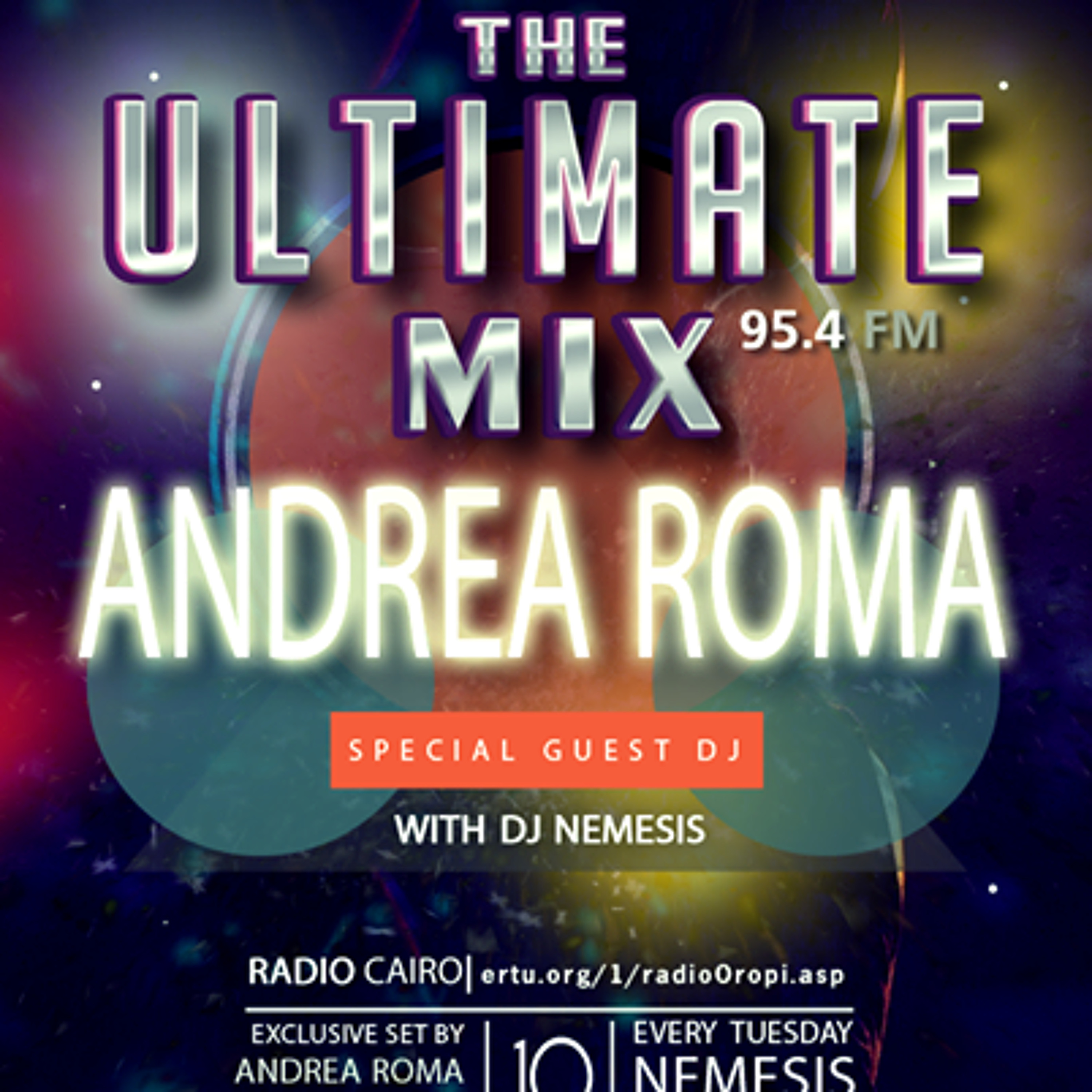 Nemesis - The Ultimate Mix Radio Show (008) 10/2/2015 (Guest Andrea Roma) episode artwork