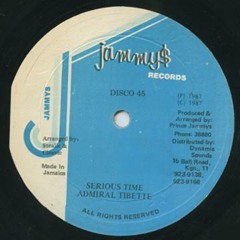 Admiral Tibet - Serious- Dubplate