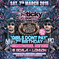 STICKY & STORMIN'S OFFICIAL B'DAY BASH 2015
