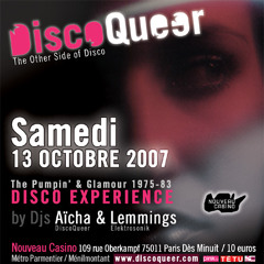 DiscoQueer - 13 Octobre 2007 - Nouveau Casino