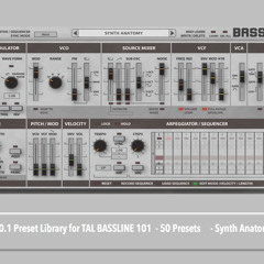1.0.1 Preset Library for TAL BASSLINE 101 (Demo)