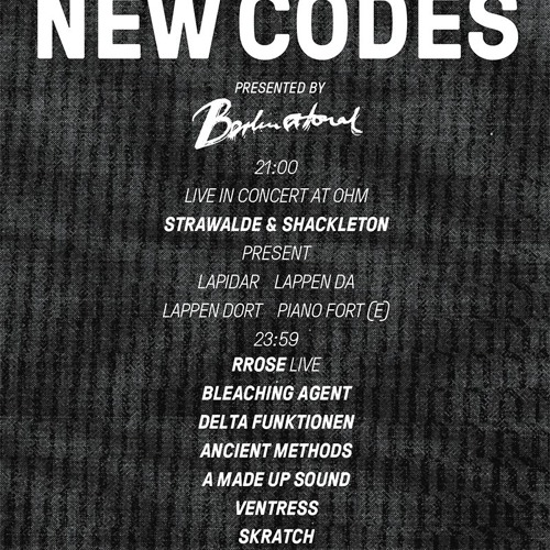 Skratch @ New Codes 22 11 2014