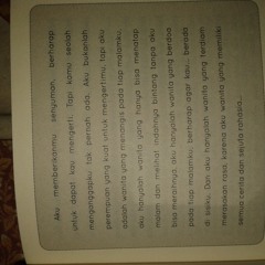 Musikalisasi puisi - Rindu pada tahap keterlaluan cover fr melodi dalam puisi