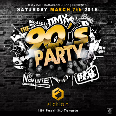 The 90s Party Saturday March 7th At Fiction