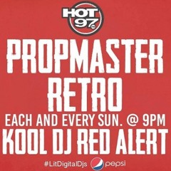 KENNY SMITH STOPS BY THE PROPMASTER RETRO SHOW WITH KOOL DJ RED ALERT ON HOT97