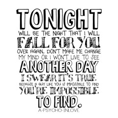 Fall For You - Secondhand Serenade