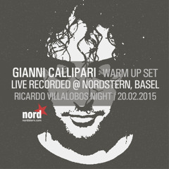 Gianni Callipari - warm up @ Nordstern, Basel / to Ricardo Villalobos 20.02.2015