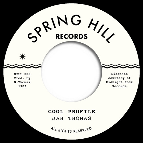 Jah Thomas - Cool Profile (HILL 006)