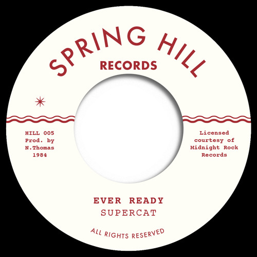Supercat - Ever Ready (HILL 005)– Previously Unreleased !