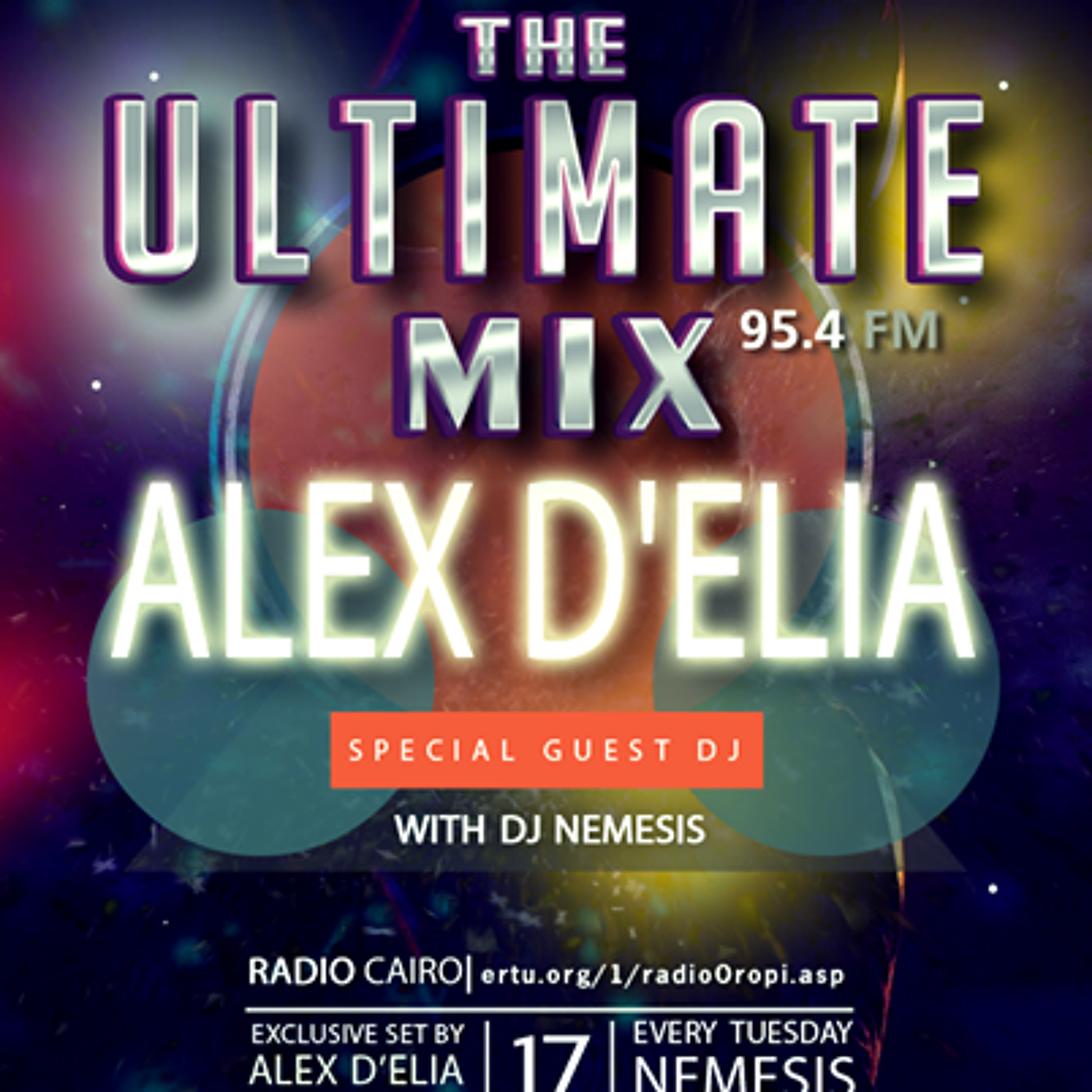 Nemesis - The Ultimate Mix Radio Show (009) 24/2/2015 (Guest Alex D'elia) episode artwork