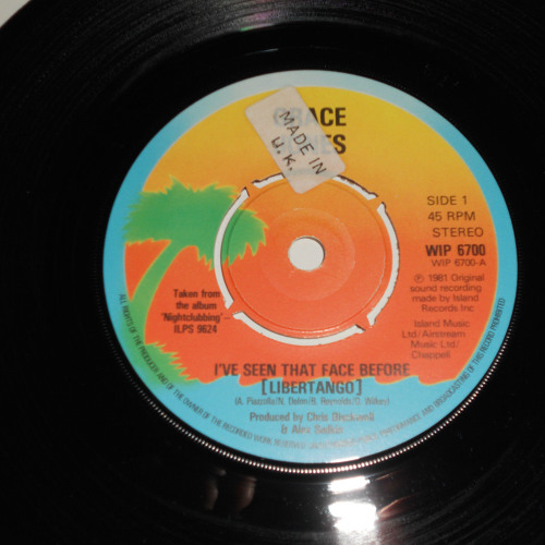 I ve seen that face before -Grace jones-Bungalo dub version