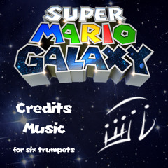 Mario Galaxy Credits - for six trumpets
