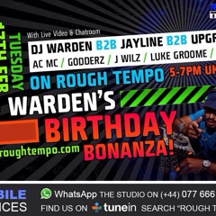 DJ WARDEN'S BIRTHDAY BONANZA!! w/ Jayline, Upgrade, Godderz, J Wilz, Luke Groome & Ven