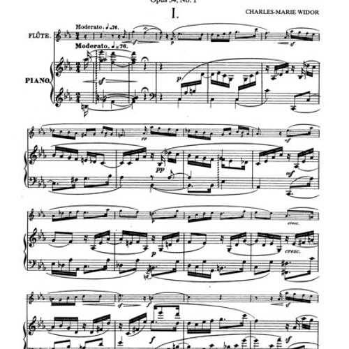 Suite Opus 34 - Flûte Piano 