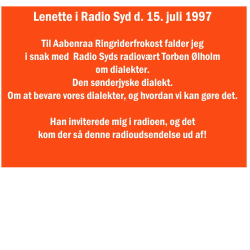 Stream Lenette P4 Syd 15 Juli 1997 by Lenette Gjelstrup Carlsen | Listen  online for free on SoundCloud