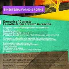 David Carollo @ Sinestesia One Night #01 SNIPPET (2014-08-10, Cascina Martesana, Milan)
