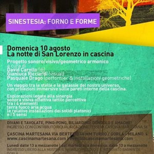 David Carollo @ Sinestesia One Night #01 SNIPPET (2014-08-10, Cascina Martesana, Milan)