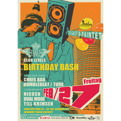 Chris Bau - Live Mix club Levels (27-Feb-2015)