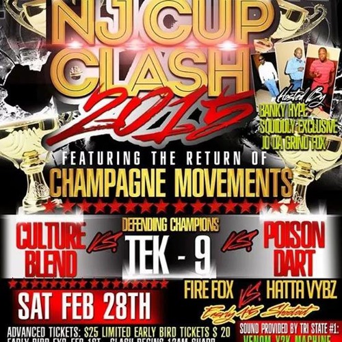 NEW JERSEY CUP CLASH 2015 TEK 9-POISON DART-CULTURE BLEND