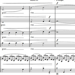 AFTERNOON ON A HILL (SATB, piano) - Seward Summer Chamber Choir