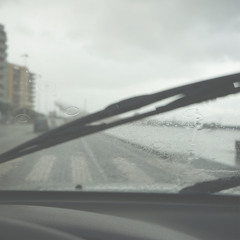 Traffic on a Rainy Evening