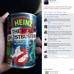 I Spoke To A Die Hard Ghostbusters Fan Who Ate A 30 Year Old Can Of Ghostbusters Pasta.