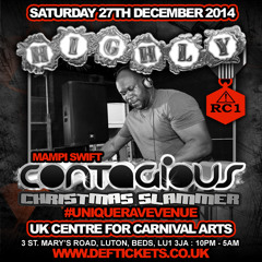 MAMPI SWIFT WITH EVIL B @ HIGHLY CONTAGIOUS (27TH DEC 2014) CLIP
