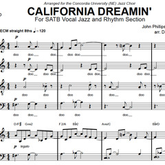 CALIFORNIA DREAMIN' (Vocal Jazz)