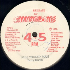 Barry Brown - Run Wicked Man