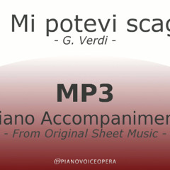 Dio! Mi potevi scagliar Piano Accompaniment
