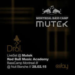 8DayCast 003: Drol. LiveSet @ Mutek / Red Bull Bass Camp Montreal /// 28.02.15