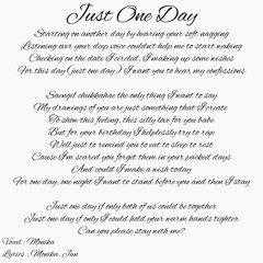 BTS - Just One Day (cover)