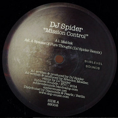 4 Clips from "Mission Control" - DJ Spider & Brendon Moeller Split EP (12" Vinyl)