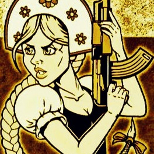 Матрешка с автоматом картинка