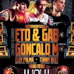 TONNY BEAT @ HARDNOISE With ETO&GAB And GONCALO M "SALA WOW - Granada" (25-01-14)