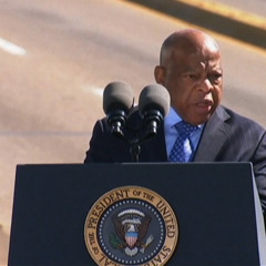 "Still Work to Be Done": Rep. John Lewis Returns to Selma 50 Years After He Was Beaten Unconscious