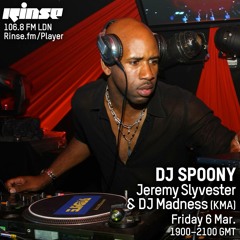 RINSE FM // DJ Spoony & Jeremy Sylvester (Chat & Mix)