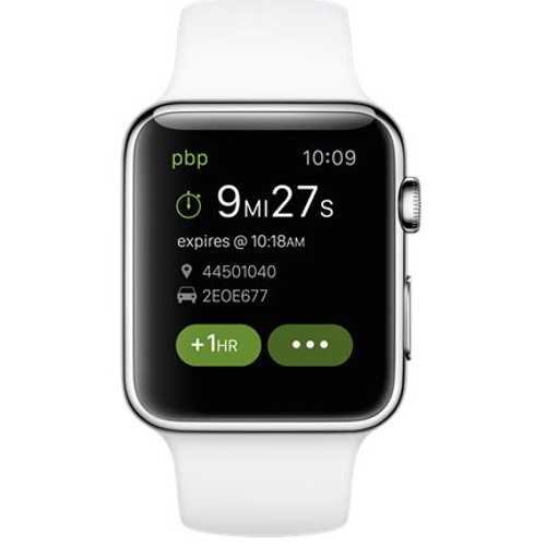 Feed the meter from an Apple Watch? PayByPhone can.