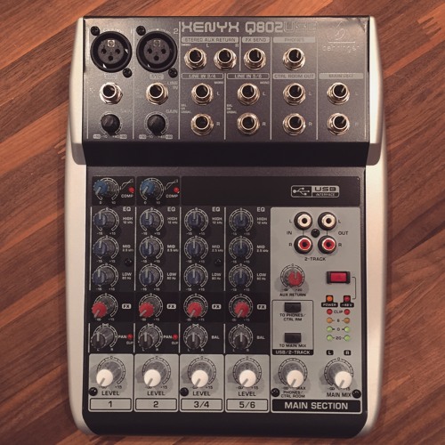 How do i setup behringer xenyx q802usb mixer rocoff