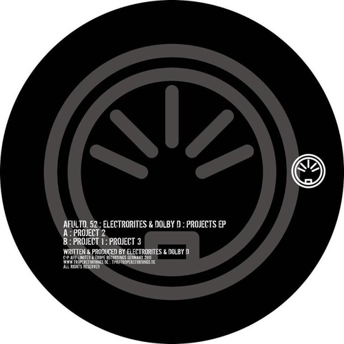 Electrorites & Dolby D - Projects EP [AFU Limited]