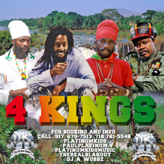 4 KINGS MIX CD (CAPLETON, SIZZLA KALONJIE, BUJU BANTON, LUCIANO THE MESSENGER)